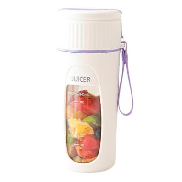 Imagem de Liquidificador Para Batidos De Proteína, Espremedor Sem Fios Recarregável, Copo para Sucos de Frutas Pequeno, para Leite Café Casa Cozinha Acampamento Piquenique Viagem Esportes Caminhada