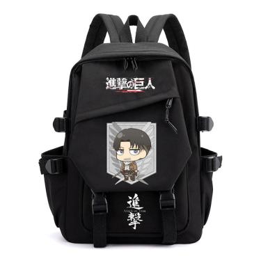 Imagem de Mochila Attack on Titans Levis Ackermans Cartoon Kids