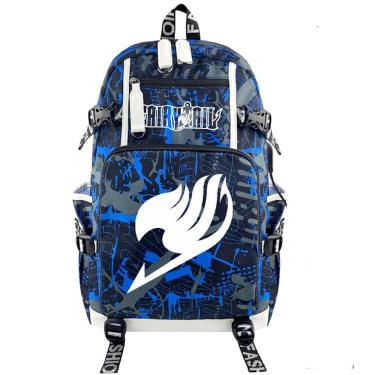 Imagem de Mochila escolar Fairys Tails Anime para crianças 35x20x47cm