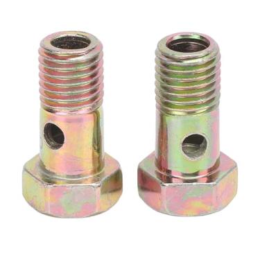 Imagem de Yosoo Conector de Parafuso Banjo M10x1.25mm, Adaptador de Linha de Freio de Metal Com Arruelas, para Conexões de Tubulação, Controle de Fluxo de Fluido