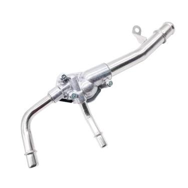 Imagem de HiSport Carcaça de termostato de refrigeração de motor de alumínio 12599235 compatível com Buick Enclave 2008-17 e Chevrolet Traverse 2009-17 e Saturn Outlook 2007-10 e GMC Acadia 2007-16, Acadia