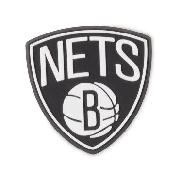 Imagem de Jibbitz Crocs Nba Brooklyn Nets Logo Único-Unissex