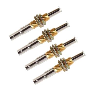 Imagem de Interruptor de pino curto de 5 cm, 4 peças, universal, carro, porta-malas, luz de alarme, capô, interruptor de pino