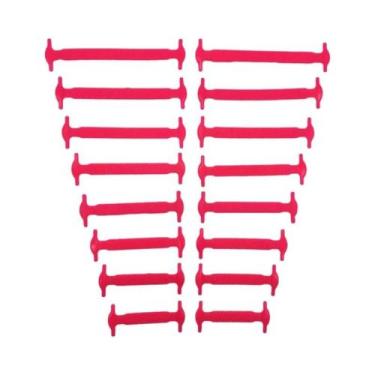 Imagem de Cadarços Elásticos De Silicone Para Crianças 16 Peças Sem Amarração Pa