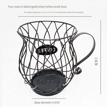 Imagem de Cesto de Frutas com Porta-Velas Ferro Forjado Dourado Criativo Prateleira Armazenamento Design Arte Único Opção Decorativa Altamente Funcional Fácil Manter