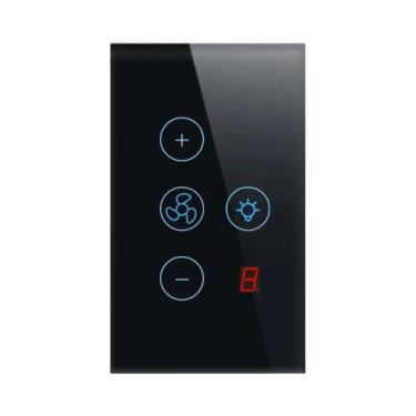 Imagem de Interruptor De Luz Com Painel Touch WiFi Inteligente, Controle Remoto 