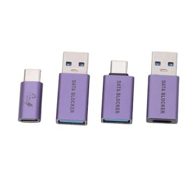 Imagem de Zopsc Usb Macho para Usb C Fêmea Defender, Carregamento Rápido, Material de Liga de Alumínio Bloqueador de Dados do Telefone Móvel, Aplicável a Telefones Celulares