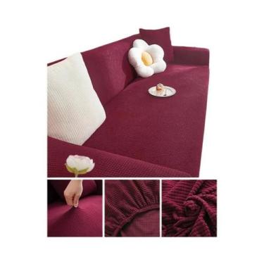 Imagem de Capa De Sofá Jacquard Elástica Para Sofás De 1, 2, 3 E 4 Lugares, Capa