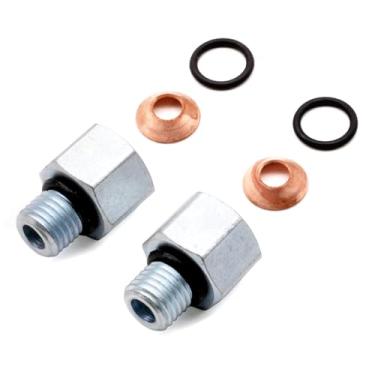 Imagem de HAOTOM Conjunto de conectores de linha de alimentação de óleo turbo 2X 3284244 adequado para motores Dodge Cummins 1994-1998 5.9L 6BT 12V, para Ram 2500 3500 Freightliner FL50 FL60 FL70 FL80 MT35 MT45