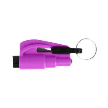 Imagem de Mini Martelo De Emergência Para Carro, Faca De Chaveiro, Cortador De C