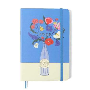 Imagem de AGENDA PLANNER CICEROS 2026 DOCE FLORADA SEMANAL ANOTACOES 14X21 GARRAFA