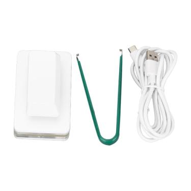 Imagem de Pissente Teclado USB Macro Programável Botões USB Personalizados Teclado único Interruptor Mecânico de 1 Tecla Com Recurso de Memória de Iluminação RGB para Jogos de PC, Mídia Musical de (Branca)