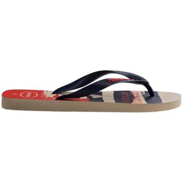 Imagem de Chinelo Havaianas Top Nautical Masculino Bege Palha 39