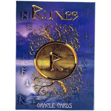 Imagem de Jogo de cartas Runes Oracles Cards para família, adultos e adolescentes
