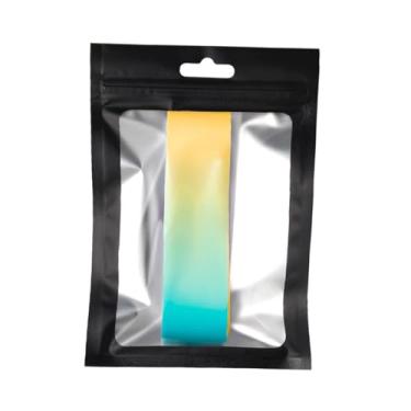 Imagem de Colaxi Protetor de borda para raquete de pickleball, acessório de reposição para raquete de pickleball, fita protetora para bordas, ideal para academias e, Azul Amarelo