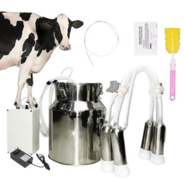 Imagem de Ordenha Elétrica Pulsativa 14l Inox Para Vacas Ordenhadeira - Novage, 