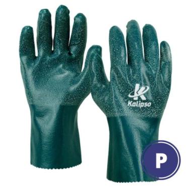 Imagem de Luva nitrilika premium t.07 p verde kalipso