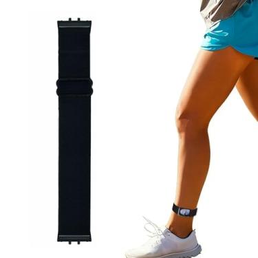 Imagem de Grestun Pulseira Elástica Ajustável Para Braço Ou Tornozelo Compatível Com Samsung Galaxy Fit 3 Smartwatch, Homens E Mulheres (Preta, Média)