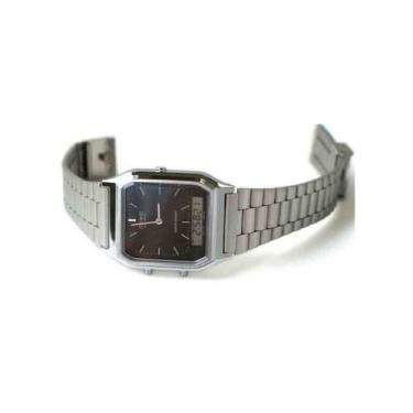 Imagem de Relógio Casio Vintage Prata Unissex AQ-230A-1DMQ-BR