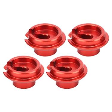 Imagem de SPYMINNPOO Peças de Atualização Duráveis ​​do Copo da Mola de Choque RC para Carro RC 1/10 para Ventiladores HSP/RGT/Himoto/REDCAT Liga de Alumínio (#1)
