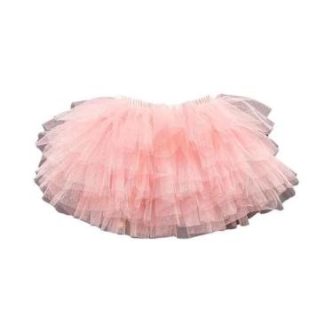 Imagem de Saia Tutu Preta para Meninas - Vestido de Baile de Princesa em Tule, 1