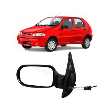 Imagem de Retrovisor Palio Fire Weekend Siena 4 Portas 2001 2002 2003 Lado Esquerdo Com Controle
