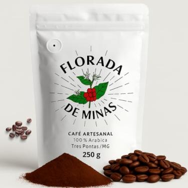 Imagem de Café Especial em Grãos Torrado ou Moído 250g - 100% Arábica Coffee - Arara, Mundo Novo e Catuaí - Florada de Minas (Grãos - Catuaí Vermelho)