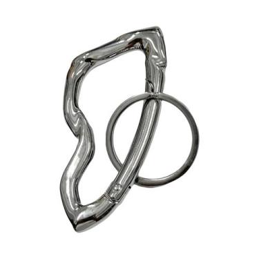 Imagem de Chaveiro De Metal Em Forma De Tomahawk Y2K Com Argola, Acessório Criat