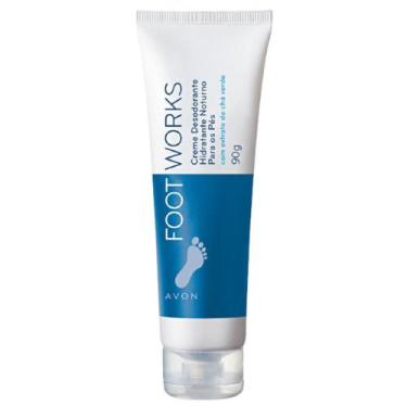 Imagem de Avon Foot Works Creme Hidratante Para Os Pés Noturno 90g