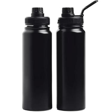 Imagem de Garrafa Térmica Esportiva 800ml, Aço Inox 304, Parede Dupla com Isolamento a Vácuo, Mantém Gelado 12h e Quente 8h, Tampa Antivazamento com Infusor, Alça Dobrável, BPA Free