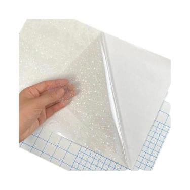 Imagem de Filme De Laminação Holográfico Autoadesivo Tamanho A4, 50 Folhas, Ades