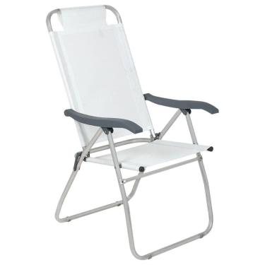 Imagem de Cadeira De Praia Reclinável Bel Prosa Alumínio