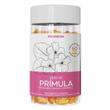 Imagem de Óleo de Prímula Gelatinosas Vitamina E Borragem Linhaça Femme Frascos 