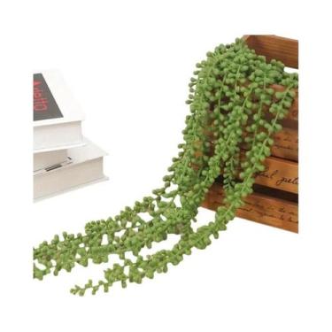 Imagem de Lágrimas De Amor: Planta Suculenta Artificial De Rattan, Flor Falsa, P