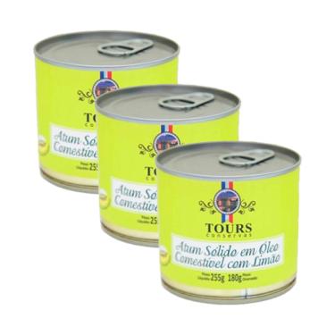 Imagem de Kit 3X: Atum Sólido com Limão Tours 255g