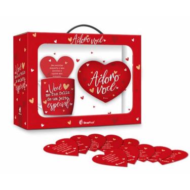 Imagem de CANECA PORCELANA URBAN C/ ALMOFADA MINI ADORO VOCE BRASFOOT