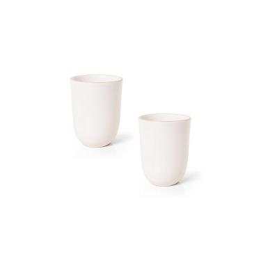 Imagem de Jogo De Caneca Copa E Cia 2 Peças Vivant Em Cerâmica Off-white