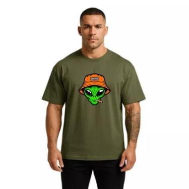 Imagem de Camiseta Oversized Masculina ET SwagHouse Premium de Algodão-Masculino