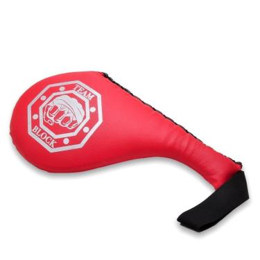 Imagem de Raquete De Chute Resistente Para Treino Kung Fu E Karatê Vermelho