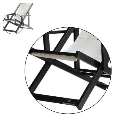 Imagem de Kit 4 Espreguiçadeiras Dobrável Black Cb-preto