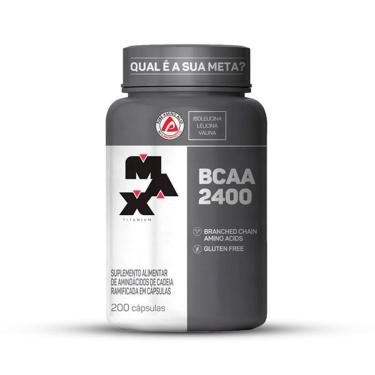 Imagem de BCAA 2400 Mg Pote Com 200 Capsulas - Max Titanium-Unissex