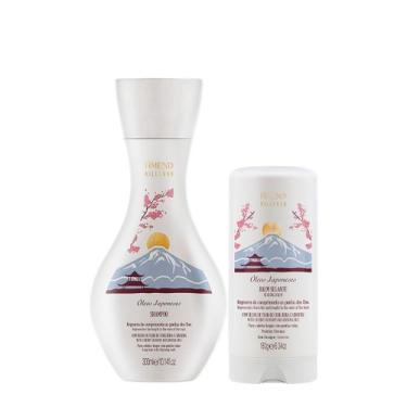 Imagem de Kit Amend Millenar Óleos Japoneses Balm Shampoo Leave-in (2 produtos)