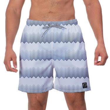 Imagem de Short Praia Masculino W2 Estampado Ondinhas Academia Caminhada Corrida-Masculino