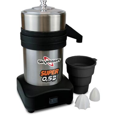Imagem de Extrator de Suco Profissional Skymsen em Inox Bivolt Super 0,5 HP-CV - ESB SUPER-N 619400