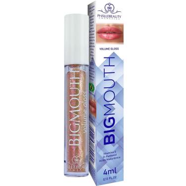 Imagem de Phállebeauty Big Mouth - Gloss Labial Hidrata E Aumenta O Volume Com Brilho Gold 4ml