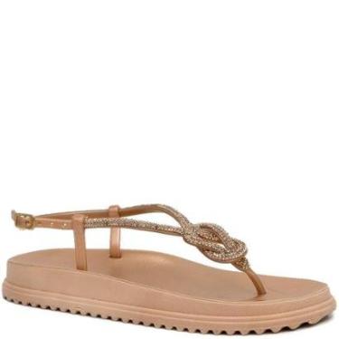 Imagem de Sandália Papete Strass Slingback Fivela Sapato Show Bk06-Feminino