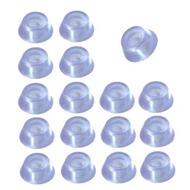 Imagem de Base De Silicone Transparente Para Pé D Movel Madeira 25 Pçs - Geoprot