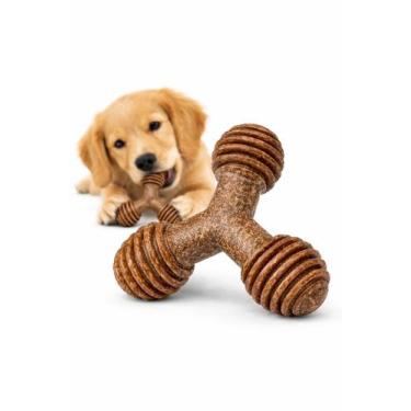 Imagem de Mordedor Cães Pvc + Fibra Arroz Atóxico E Resistente - Mimos Pet