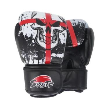 Imagem de Luvas De Boxe MMA Unissex Pretas Com Estampa De Cobra Venenosa Para Mu