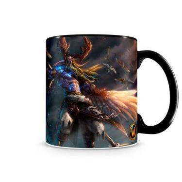 Imagem de Caneca World Of Warcraft Malfurion I Preta - Starnerd